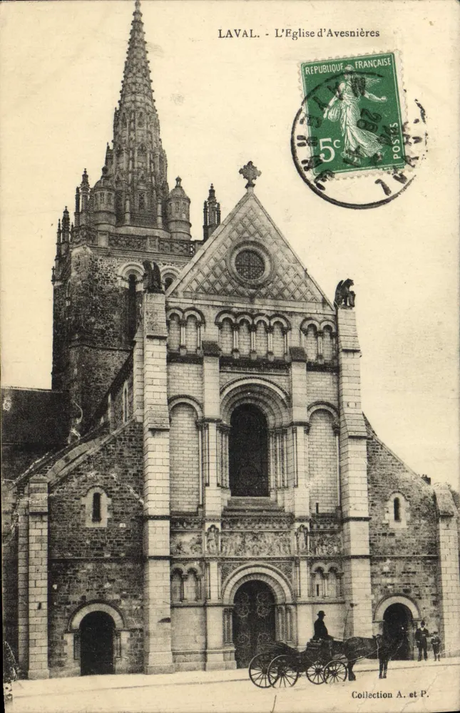 Laval - Katedra Avesnières — Kolekcja A. i P. - Awers