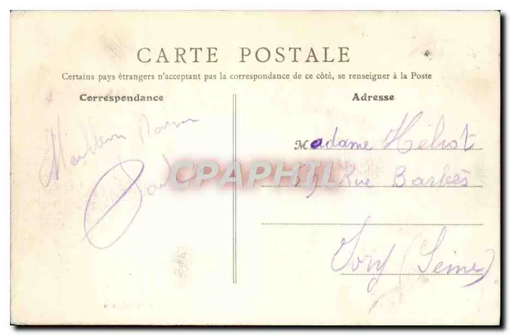 Laval — Place de la Mairie — Edição Colbeau - Verso