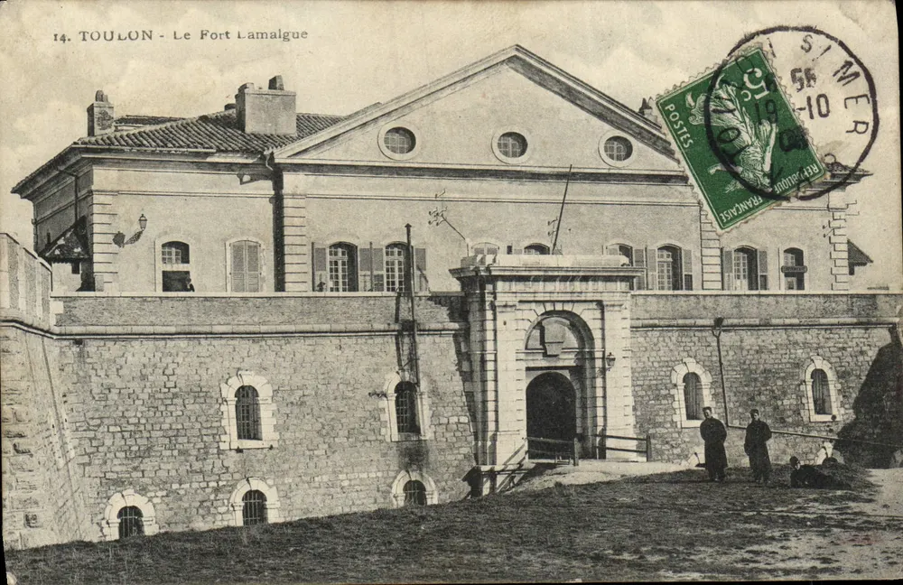 Toulon - O Forte Lamalguè — edição Petit-Pivernel, n°14 - Frente
