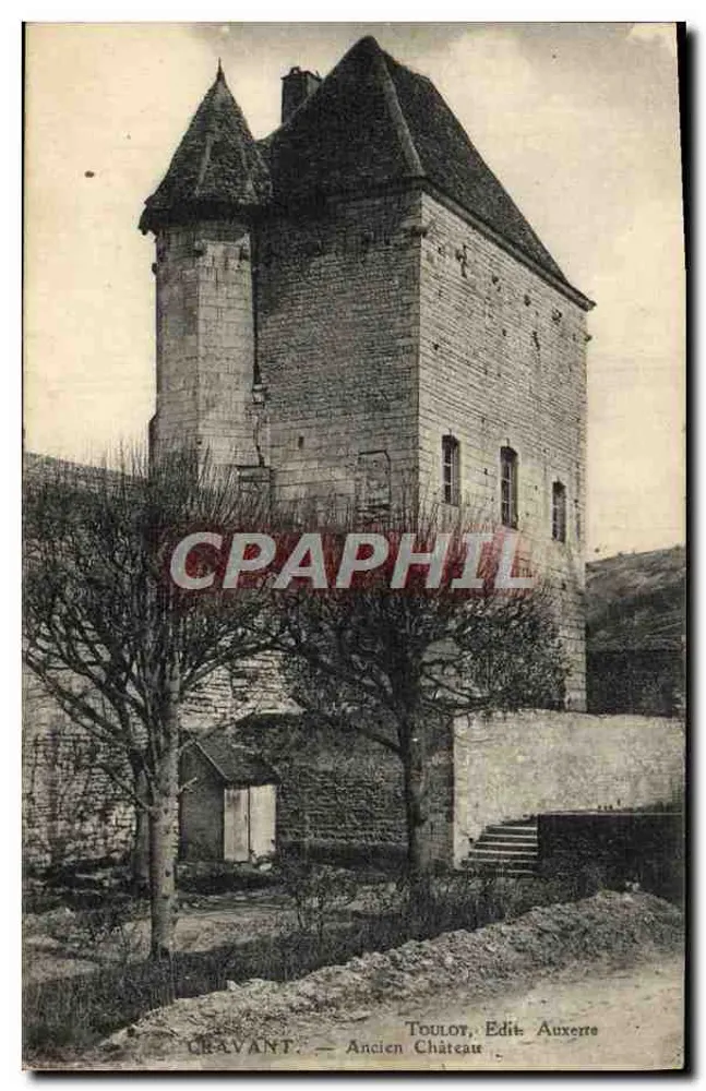 Cravant — Velho Castelo — Toulot, Edit. Auxerto - Frente