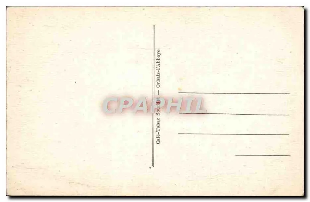 Orbais-l'Abbaye (Marne) — A fonte do Moulin-Minette — No 6 - Verso