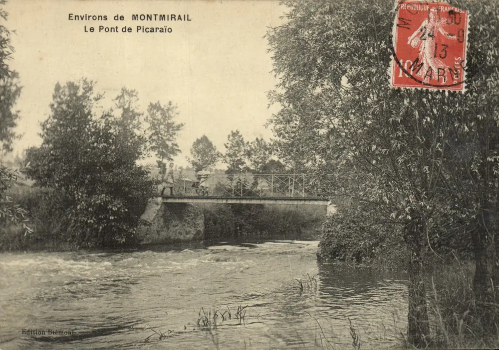 Environs de MONTMIRAIL — Le Pont de Picaraïo — Édition Biémont - Vorderseite
