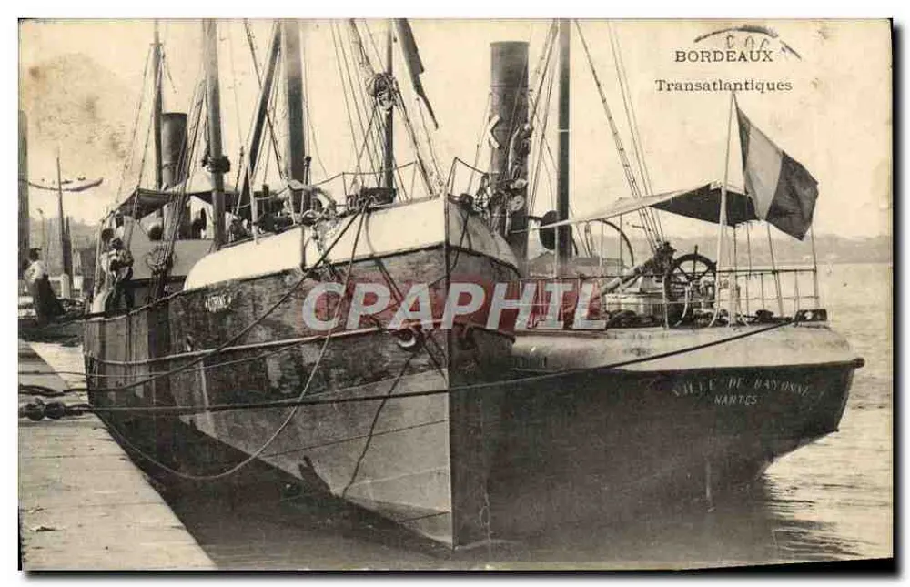Nantes'te Bayonnet Kalesi — Transatlantiques — Yayımcı C.O.C. - Ön yüz