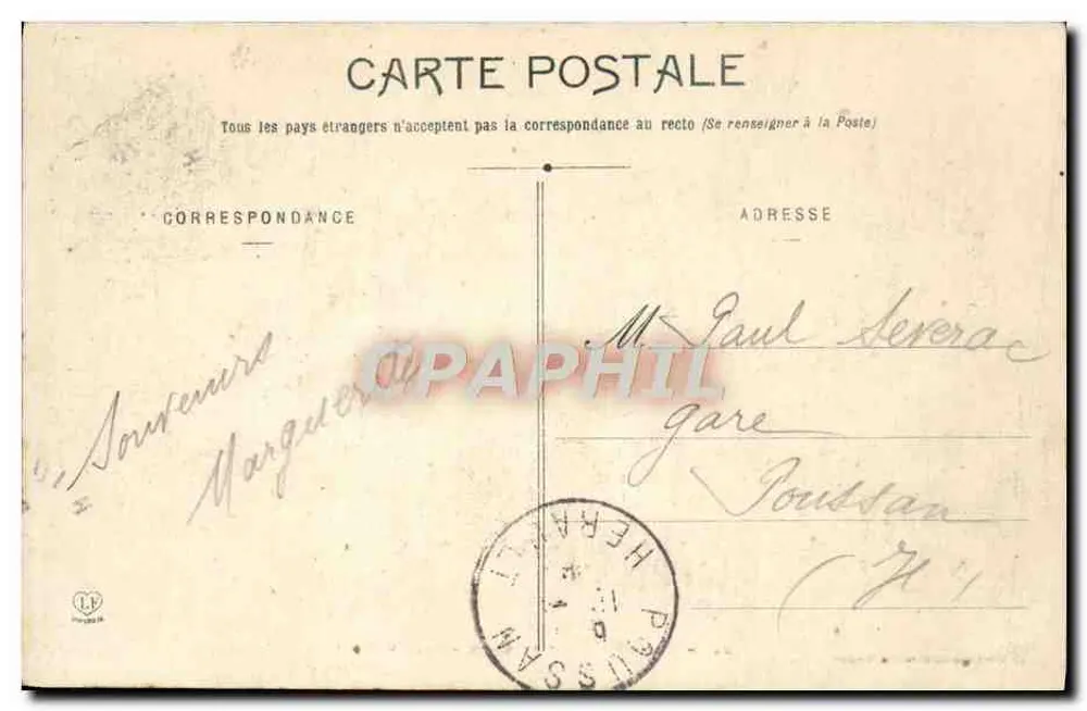 Toulouse - São Sernin - Fachada Norte — Fototipia Labouche Frères, Toulouse, n°94 - Verso