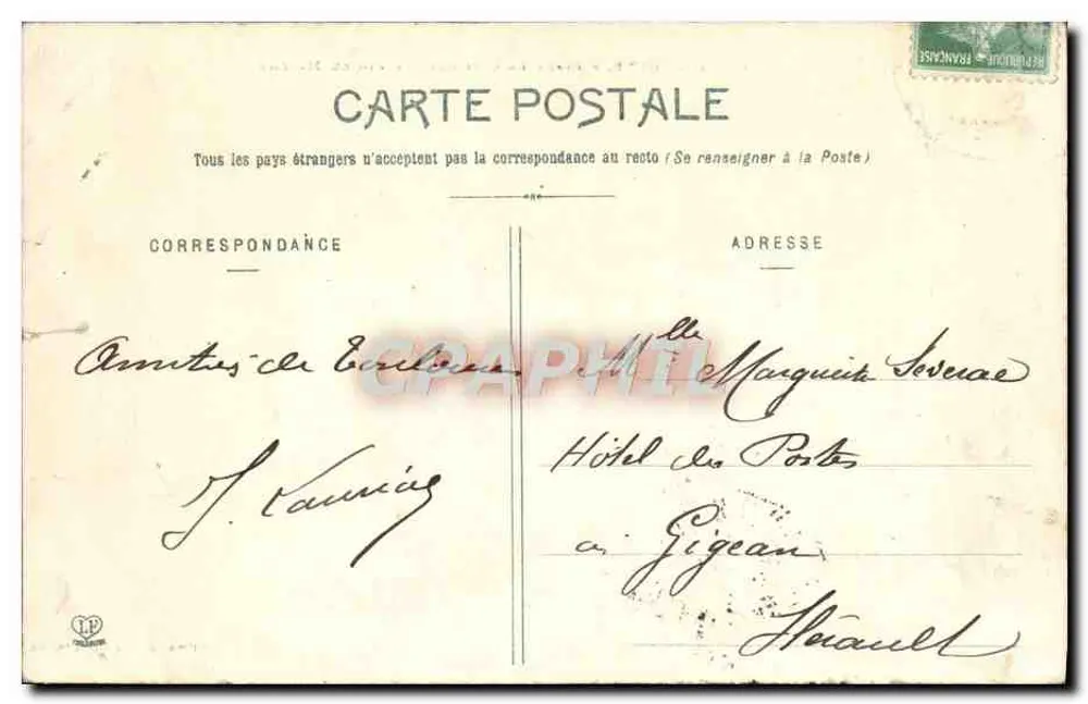Toulouse - Place du Capitole, La Fin du Marché — éditeur PROTOTYPE, Toulouse, n°2 - Rückseite