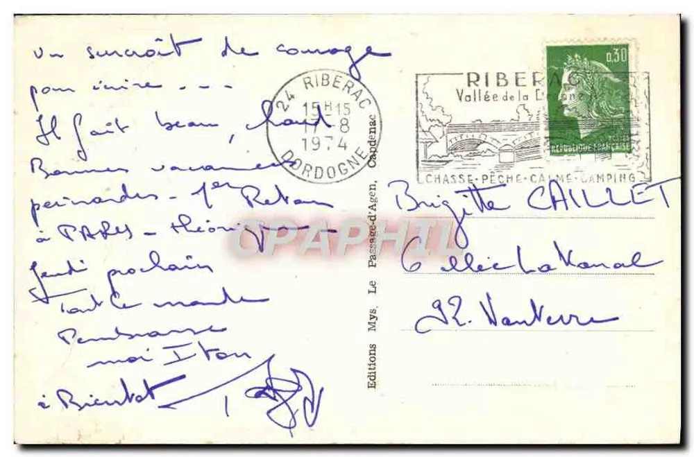Petit-Bersac (Dordogne) — Le Bourg — Éditions Mys - Verso