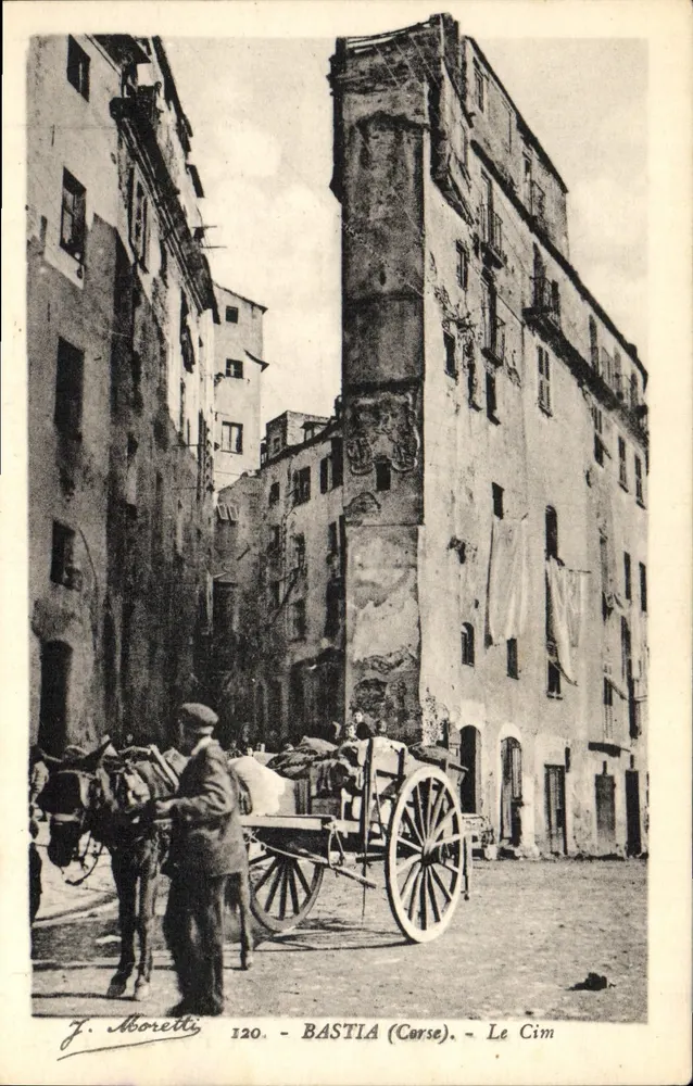 Bastia (Córsega) - Le Cim — J. Moretti, n°120 - Frente