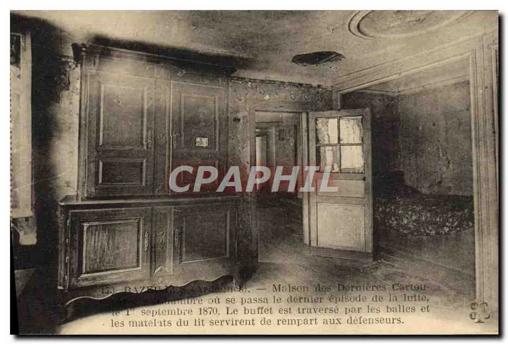 Bazze des Ardennes — Haus der letzten Patronen — Episode des Kampfes von 1870 - Vorderseite