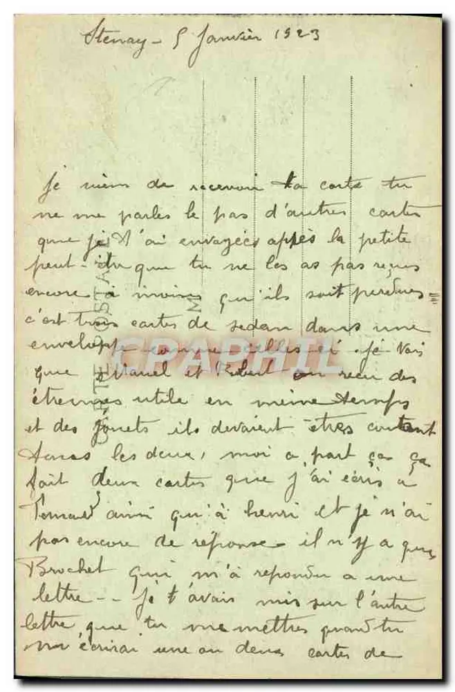 Bazze des Ardennes — Haus der letzten Patronen — Episode des Kampfes von 1870 - Rückseite