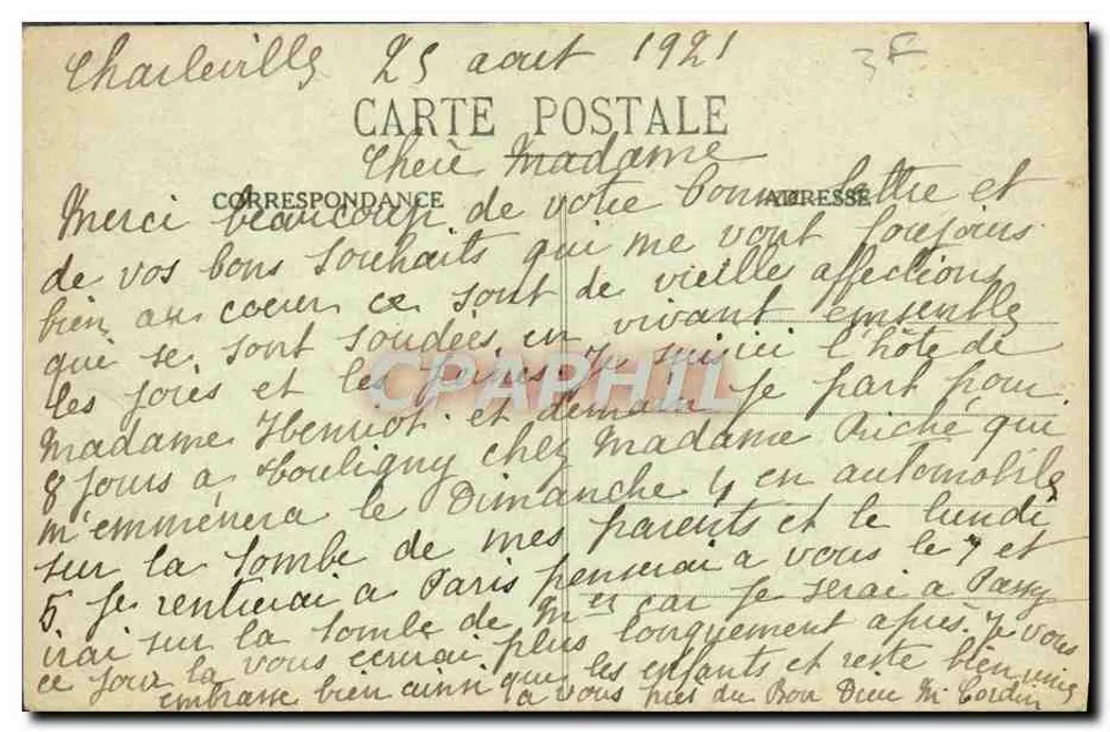 Tal der Meuse — Château-Regnault, La Roche Bayard, Seitenansicht — A. Sardou, Verlag - Rückseite