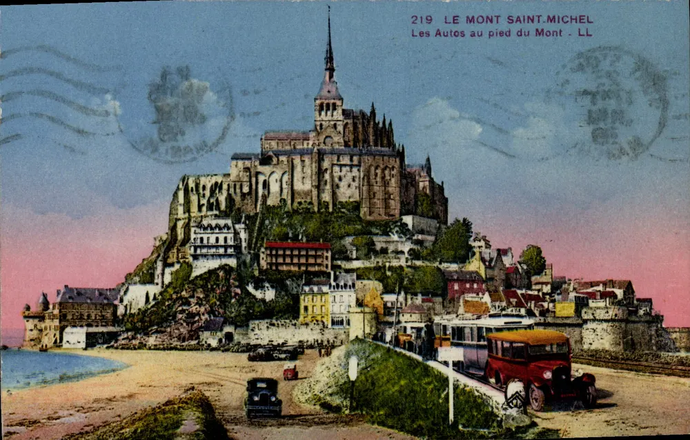 Le Mont Saint-Michel — Les Autos au pied du Mont — LL n°219 - Vorderseite