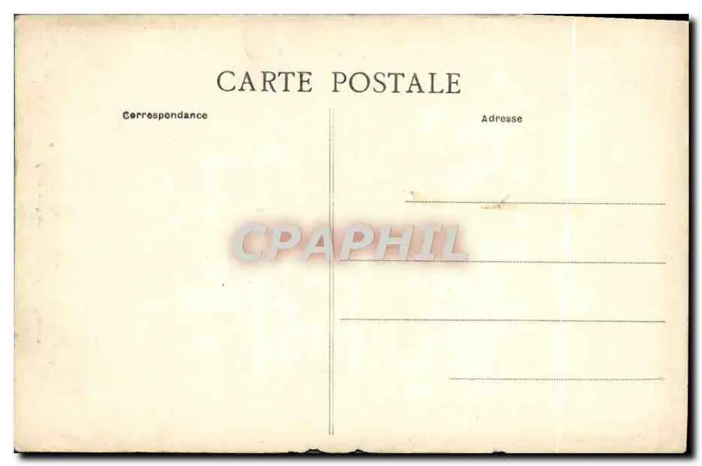 Paris – Rue Vieille-du-Temple (IIIe arr.) — bei der Imprimerie Nationale — unbekannter Verleger, n° 1804 - Rückseite