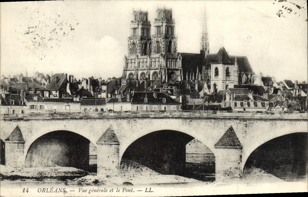 Orléans — Vista geral e o Ponte — LL. n°14 - Frente