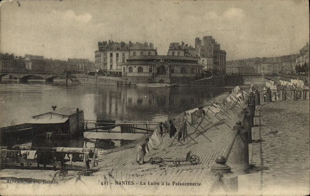 Nantes - Die Loire am Fischmarkt — Artaud-Nouzais, n°423 - Vorderseite