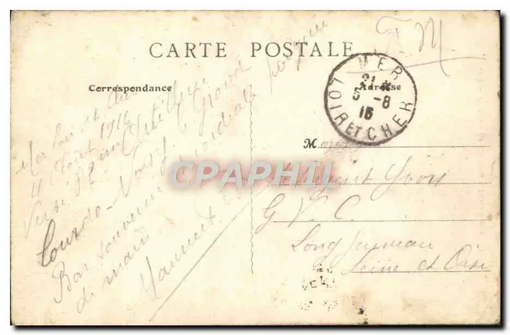 Blois — Das Schloss — Tor von Louis XII — Verlag M.G. n°568 - Rückseite