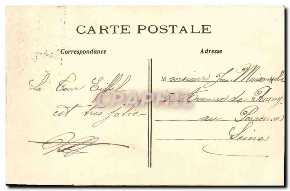 Paris - O Arco do Triunfo do Carrousel — C.M. editora - Verso