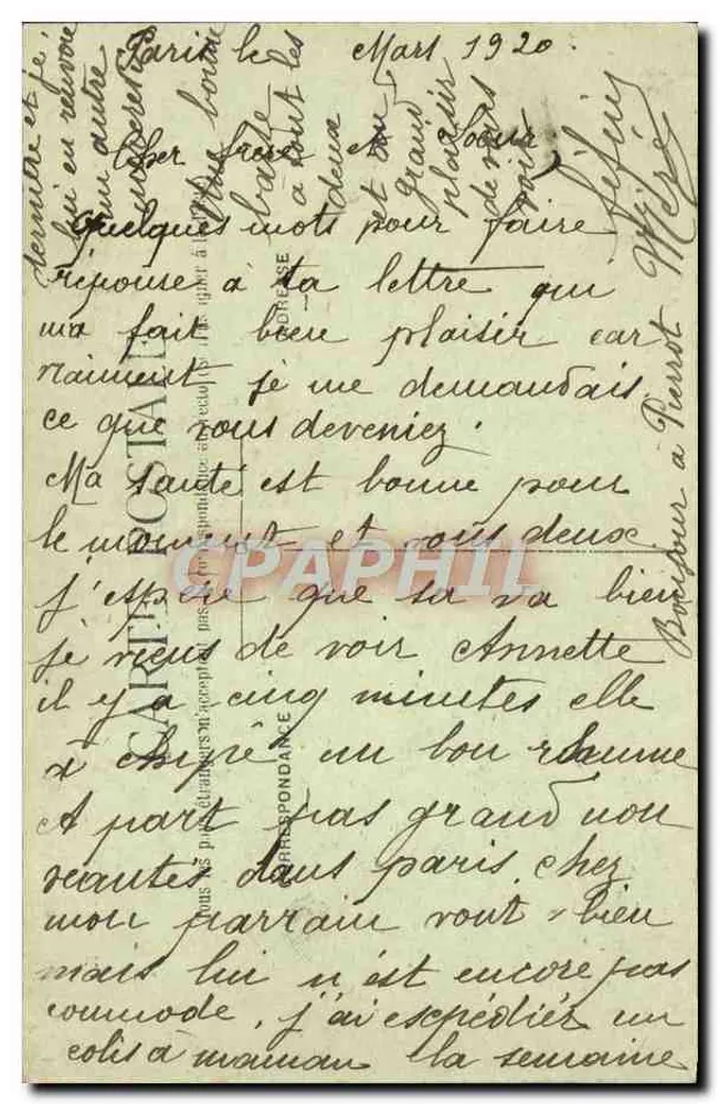 Paris — L'Arc de Triomphe du Carrousel — T.M.K. - Verso