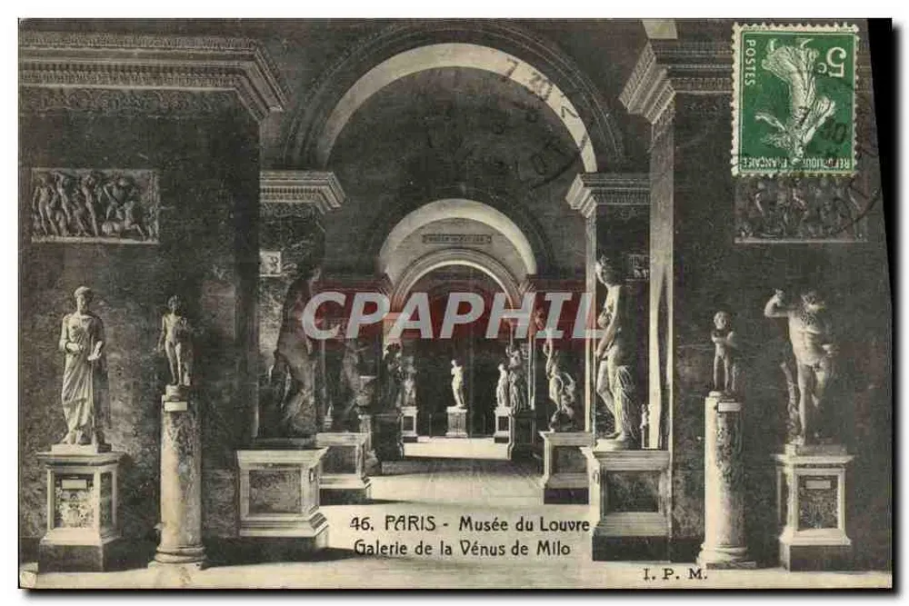 Paris - Musée du Louvre - Galerie de la Vénus de Milo — I.P.M. n°46 - Vorderseite