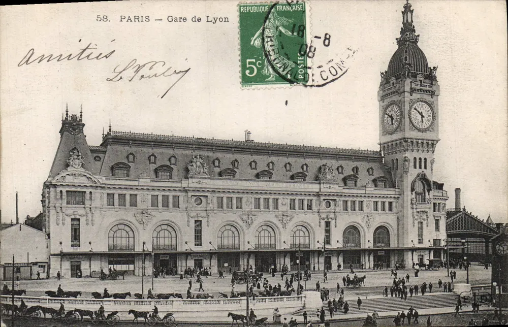 Paris — Estação de Lyon — Anmitius, n°58 - Frente