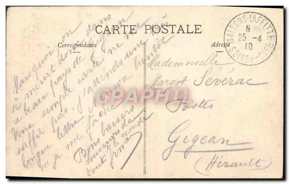 Paris - Bois de Boulogne — vista de um homem perto de uma lagoa, editor não identificado, n° de série 159 - Verso