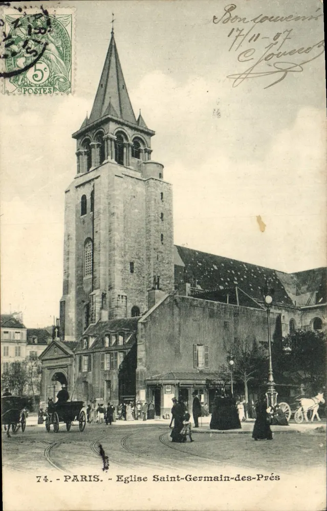 Paris - Igreja de Saint-Germain-des-Prés — editor Paris, n° 74 - Frente