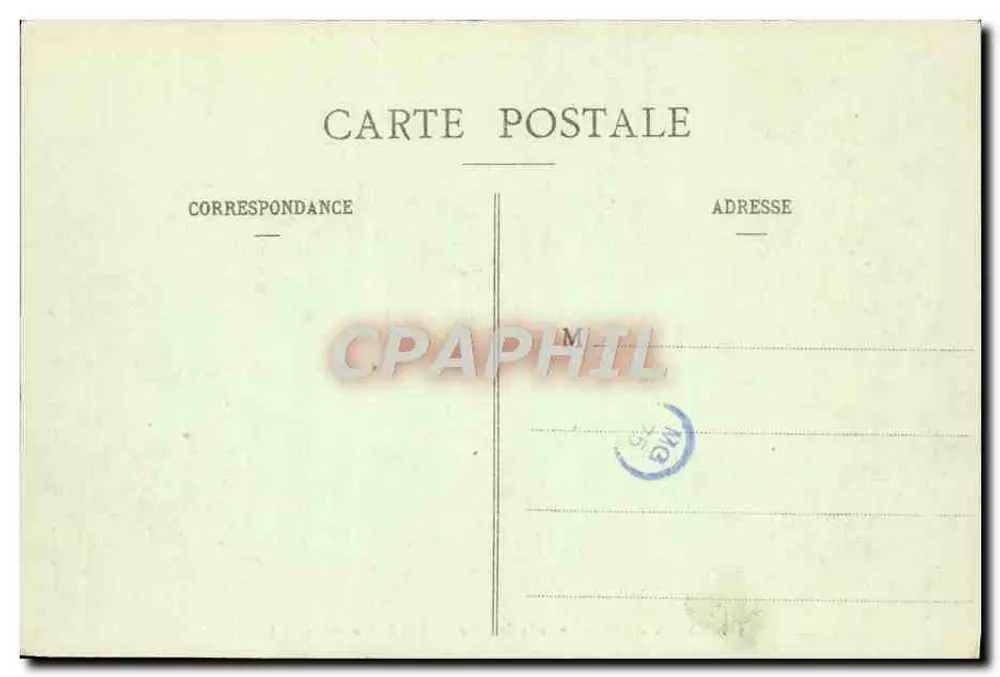 NANCY - Hémicycle de la Carrière - Palais du Gouvernement — Imprimeries Réunies de Nancy, n°34 - Rückseite