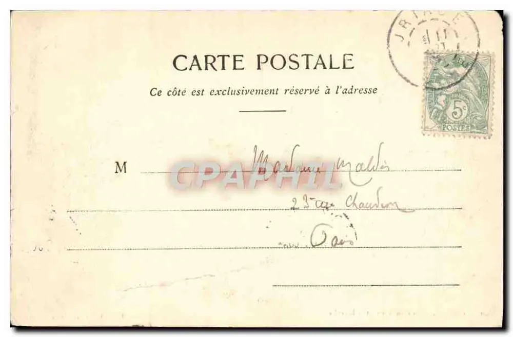 Oisans - Les Gauchoirs und die Muzelle — Cliehé J. G. - L. Pons, Verlag, Grenoble, n°294 - Rückseite
