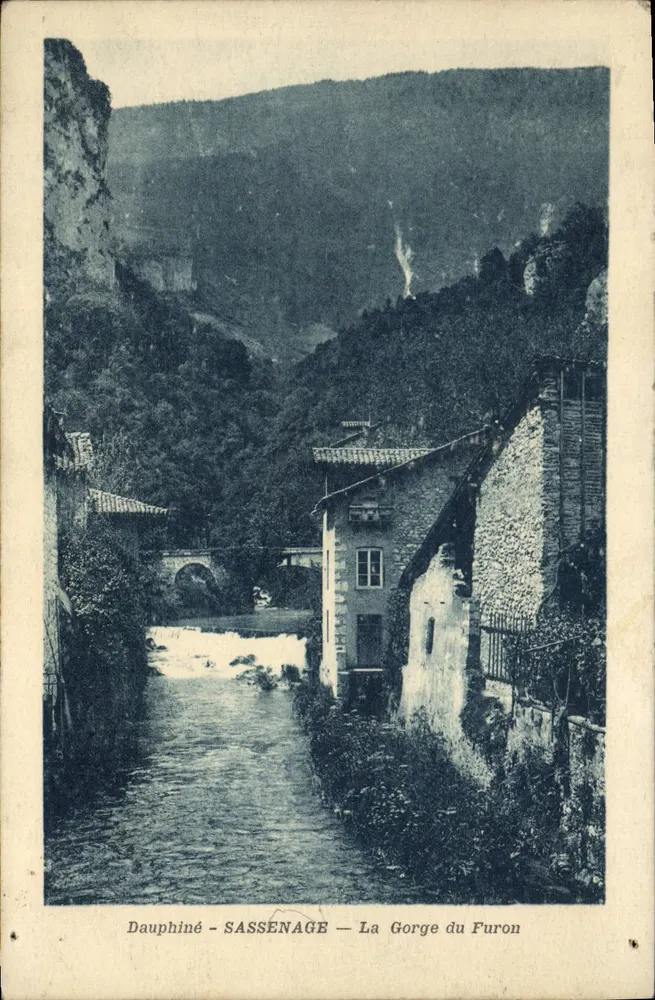 Sassenage — Die Schlucht des Furon — Dauphiné - Vorderseite