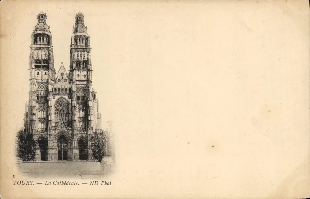Tours — A Catedral — ND Phot - Frente