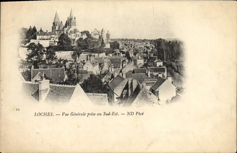 Loches — Allgemeiner Blick aus Südost — ND Pbot - Vorderseite