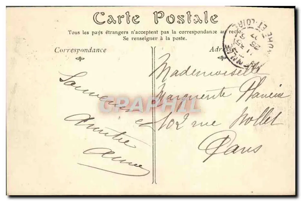 Loches — O Donjon, Cárcere do Duque de Alençon — editor não visível, n° de série 17 - Verso