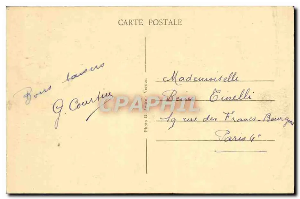 Bueil (Eure) — Visão da Eure tirada do Ponte - Verso