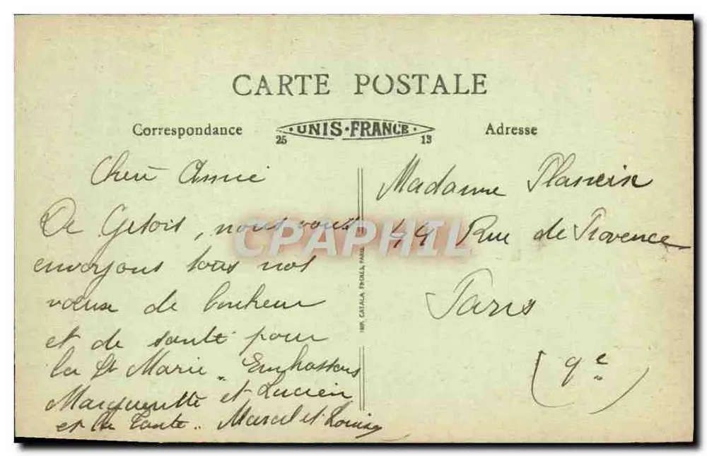 Gisors (Eure) — Vista interna do Donjon — J. Journeaux, editor, n° 50 - Verso