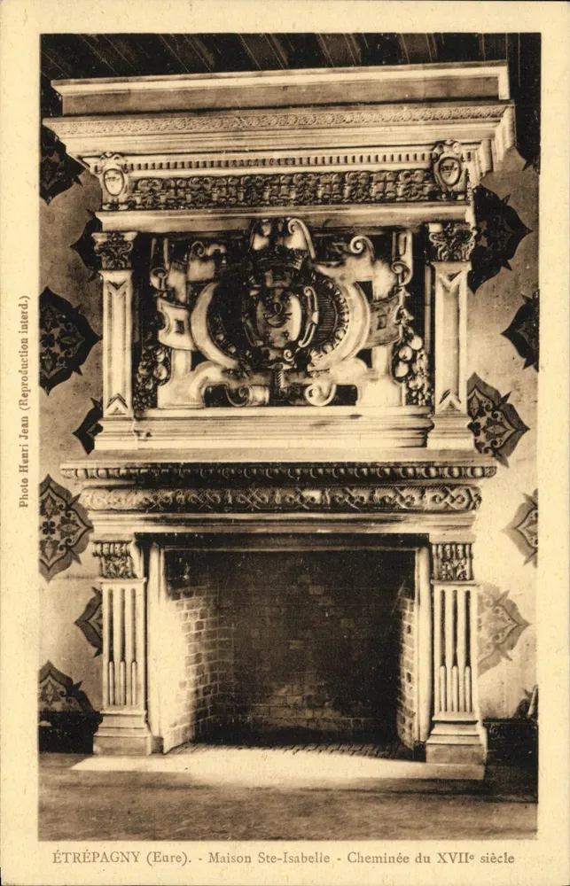 Étrépagny (Eure) - Casa Ste-Isabelle - Camino del siglo XVII - Anverso