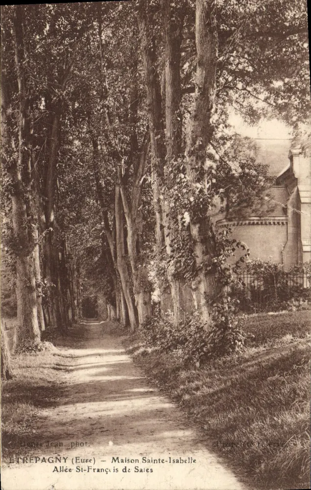 ÉTREPAGNY (Eure) — Allée Saint-François de Sales — Maison Sainte-Isabelle — Henri Jean phot. - Vorderseite