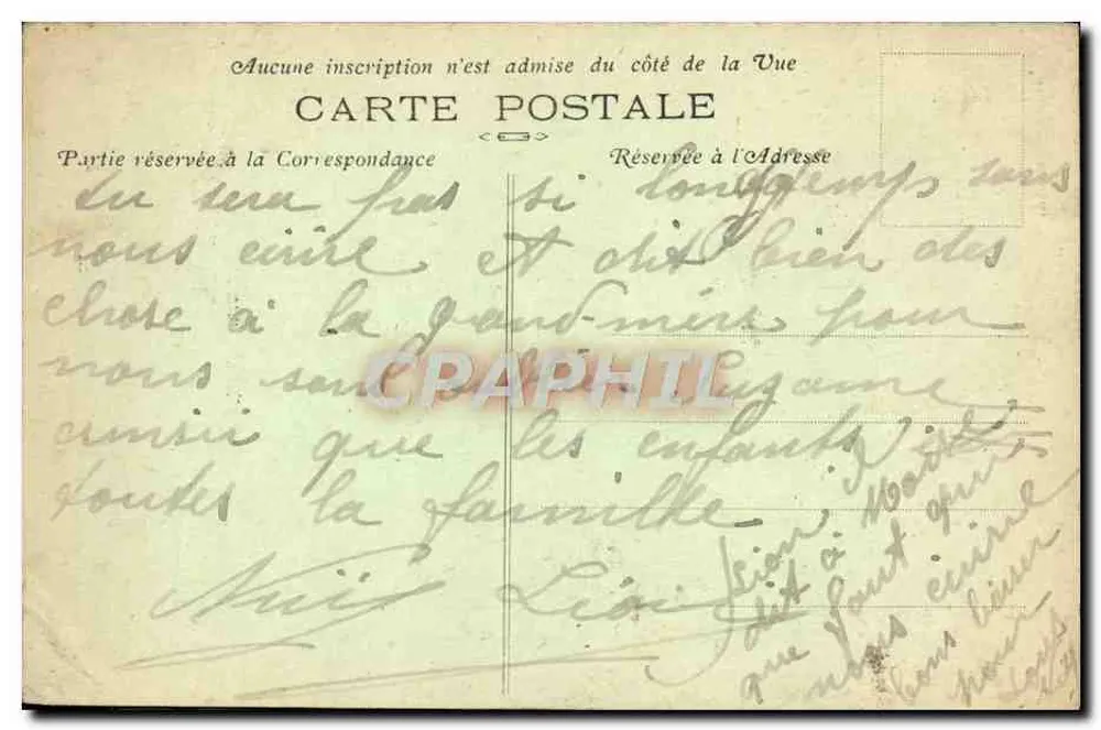 Grignan (Drôme) — Entrée du Château et Façade des Prélats — Edit. F. Baume - Montélimar - Verso