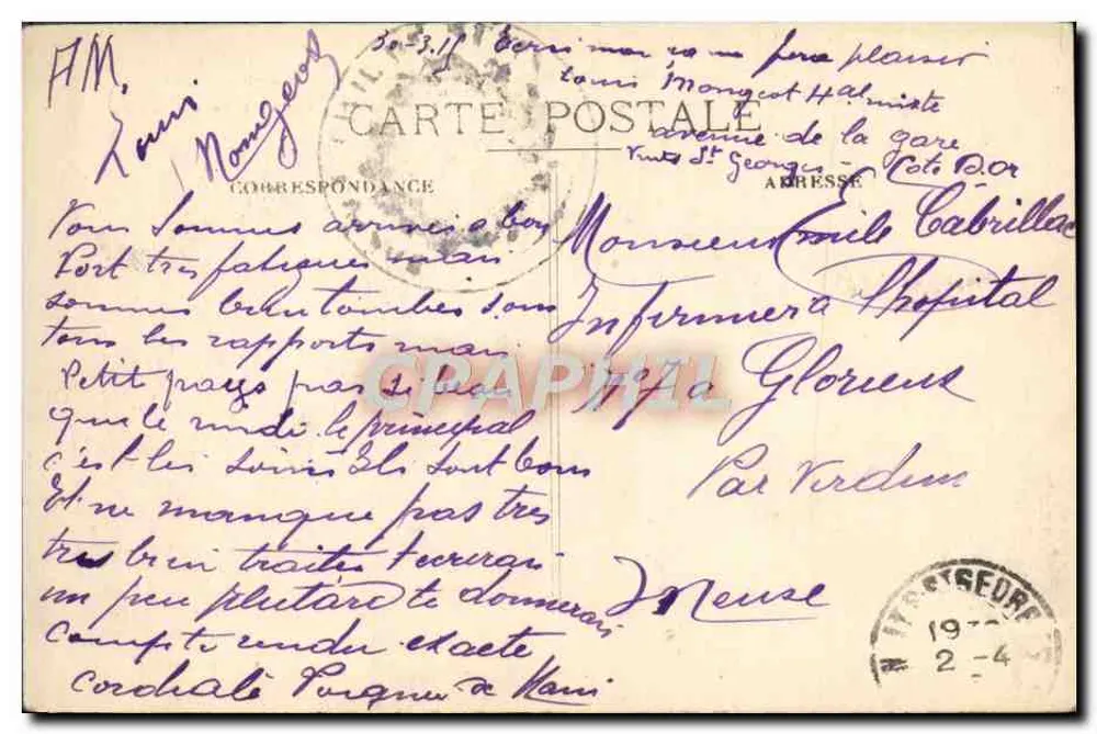 Nuits-Saint-Georges — Schlacht bei Nuits (18. Dezember 1870) — C. Coran, Nuits-Saint-Georges - Rückseite