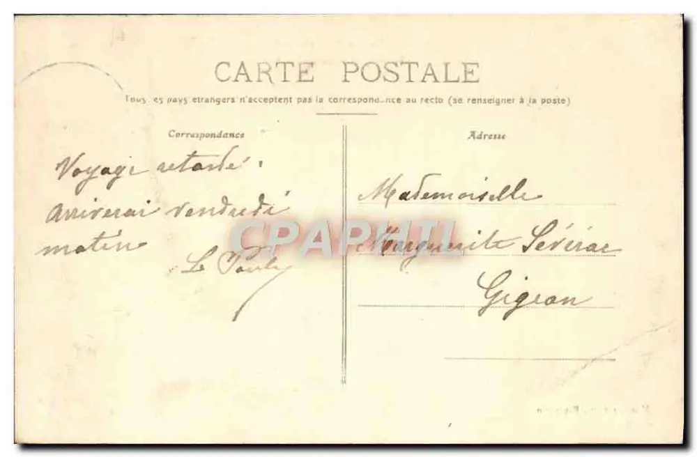 Les Inondations en 1910 — Besançon — La Grande Rue — Mosdier éditeur Besançon - Verso