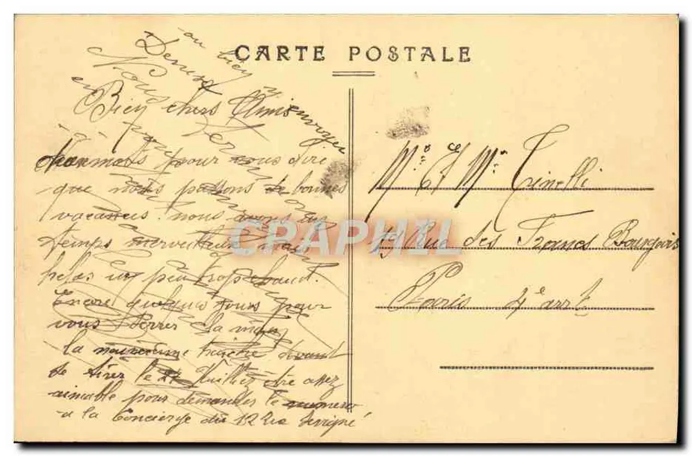 Gorges de la Dordogne — Ein Steilhang des Flusswegs — Le Roc de l'Aigle — La Corrèze Illustrée, Bobet-Terbaniel, Dassel - Rückseite