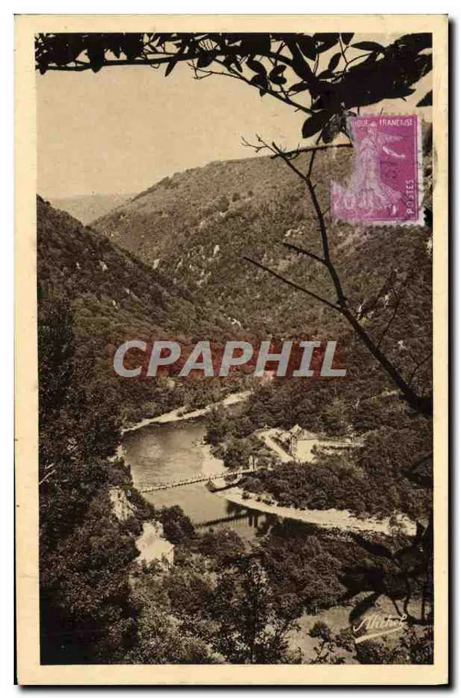 Gorges der Dordogne — Ansicht des Pont d'Eylac — Edition d'Art Michel - Vorderseite