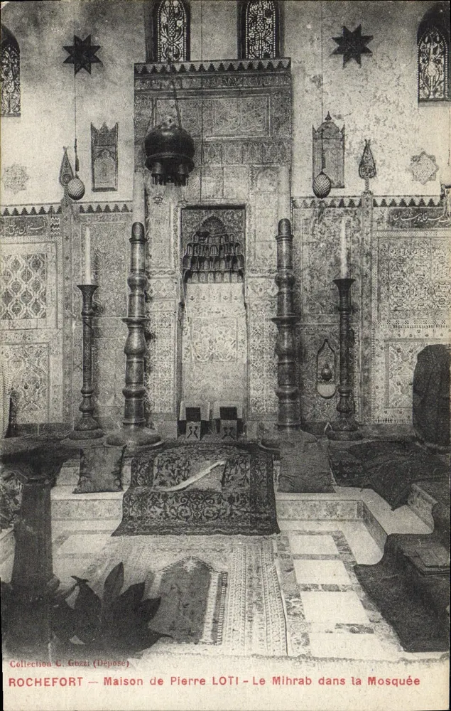 Casa de Pierre LOTI — El Mihrab en la Mezquita — Colección C. Guzzi (Deposito) - Anverso