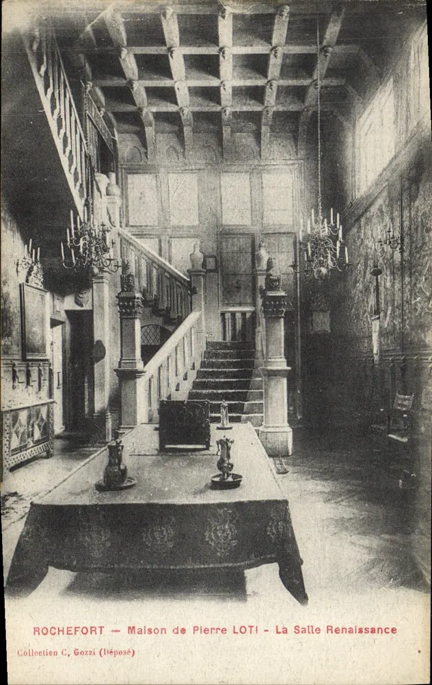 Rochefort — Haus von Pierre LOTI — Renaissance-Saal - Vorderseite
