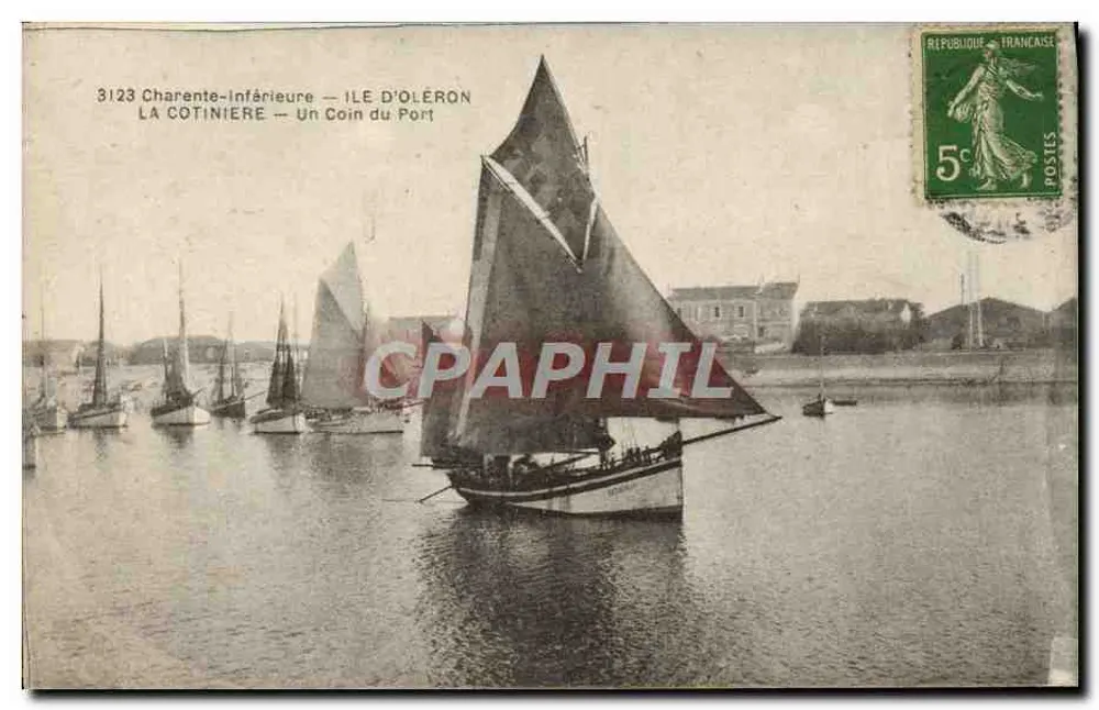 La Cotinière — Ein Stück vom Hafen — F. Braun, phot. 34r. 30 — Royan (Charente-Inférieure) - Vorderseite
