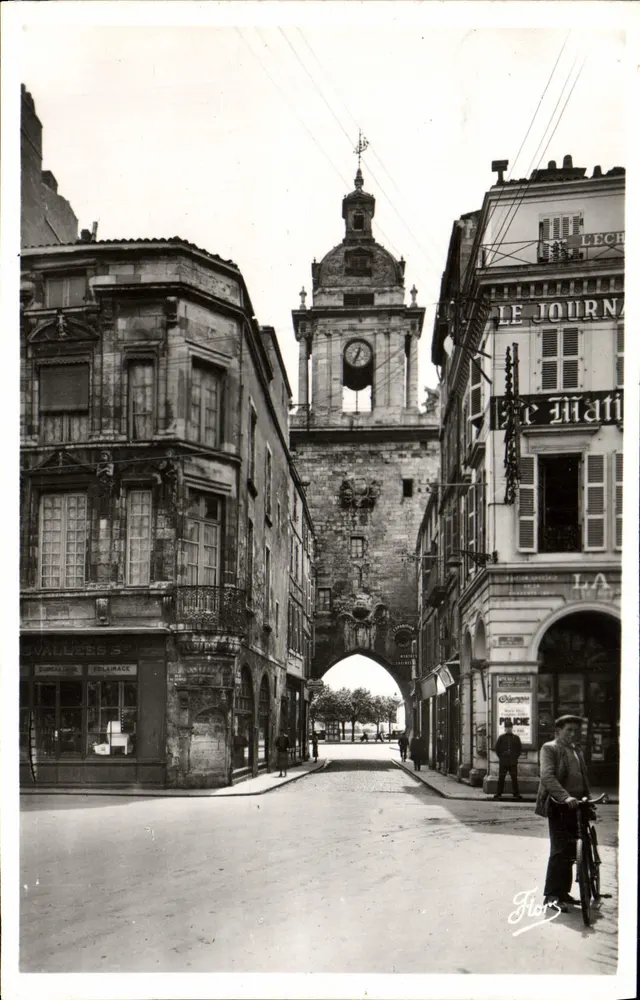 La Rochelle — Die Große Uhr, Innenseite der Stadt — Éditions d'Art Flor - Vorderseite