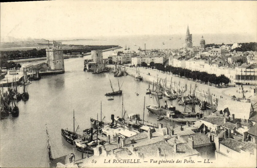 La Rochelle — Allgemeiner Blick auf die Häfen — LL. — n° 89 - Vorderseite