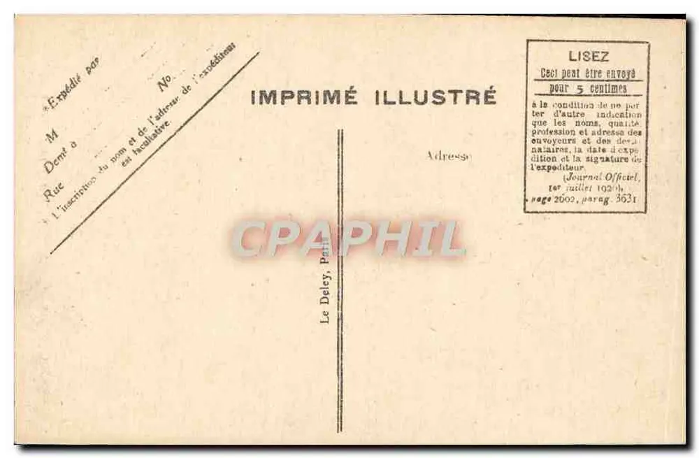Trouville — Eine Gruppe von Villen — Dr. F. Le Havre, n° 271 - Rückseite