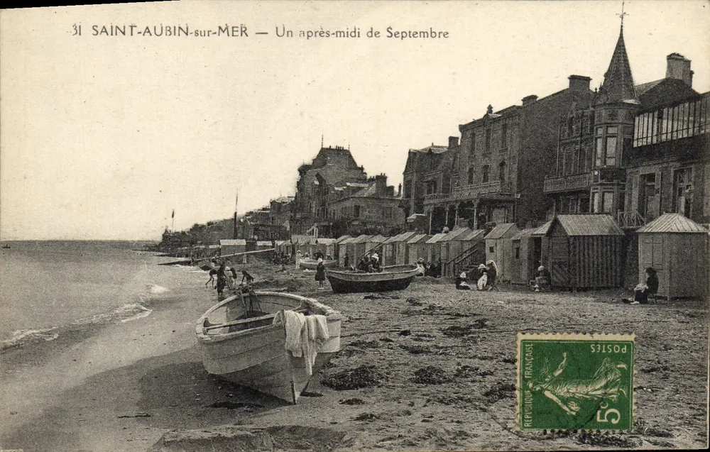 Saint-Aubin-sur-Mer — Ein Nachmittag im September — unbekannter Verlag, Seriennummer 31 - Vorderseite
