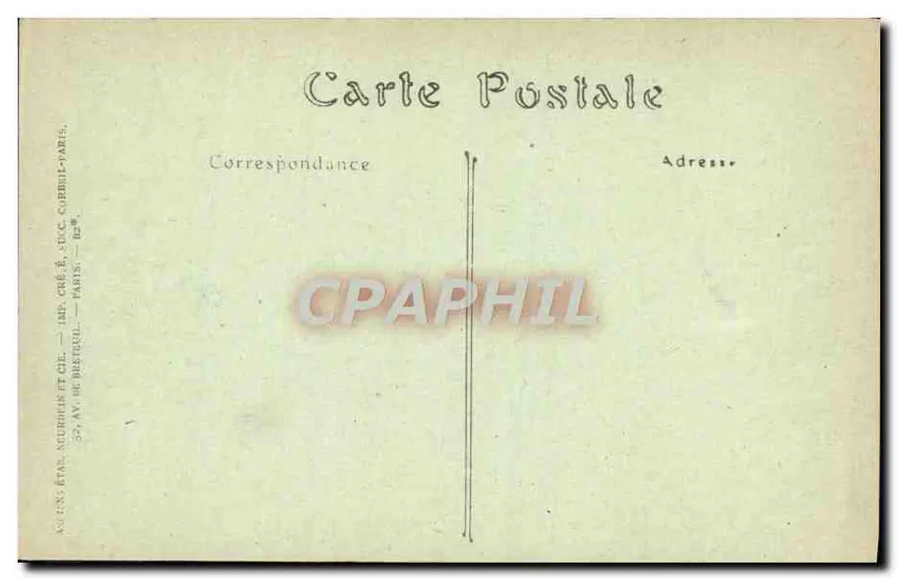 Honfleur — A Igreja de Santa Catarina — Editor Cré & Stuc, Paris, n°45 - Verso