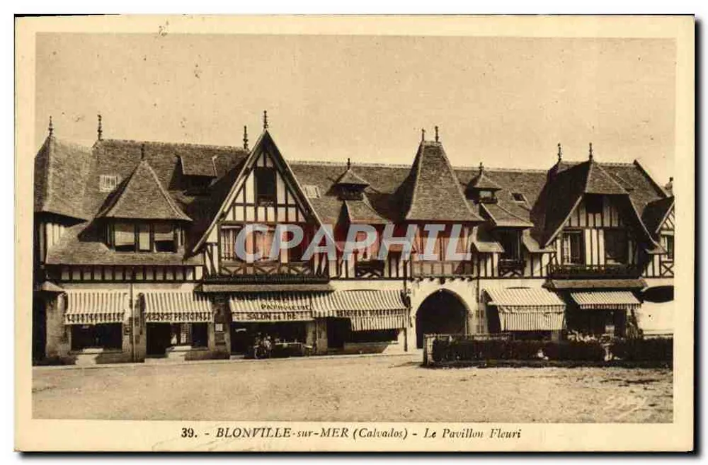 Blonville-sur-Mer (Calvados) — Der Blühende Pavillon — Éditions Gaby, n°39 - Vorderseite