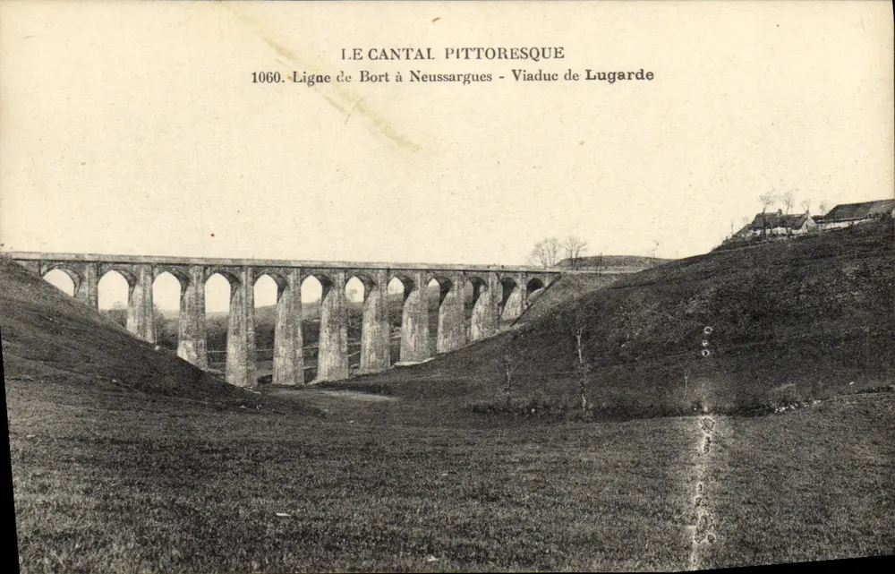 Bilderhübscher Cantal — Viadukt von Lugarde — Verleger A. Thirion, Nr. 1060 - Vorderseite